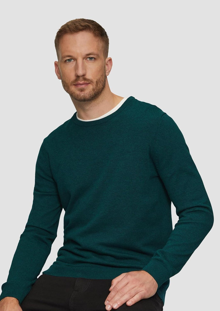 s.Oliver Herren Pullover S Petrol, S Petrol