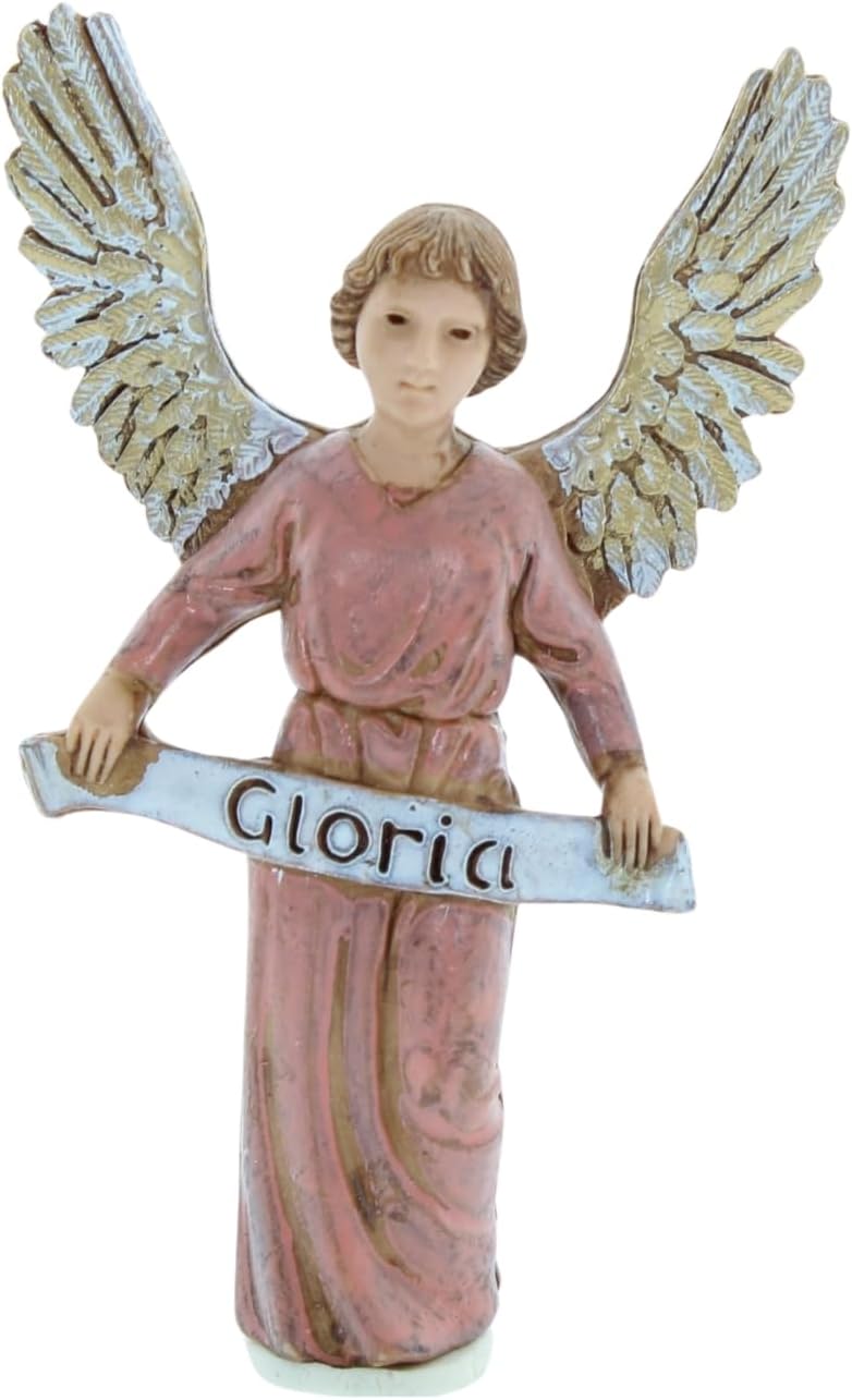 Moranduzzo Krippenszene mit 6 Figuren 10 cm Massstab 1:20 – Standard 10 – Stil '700, Unzerbrechliche