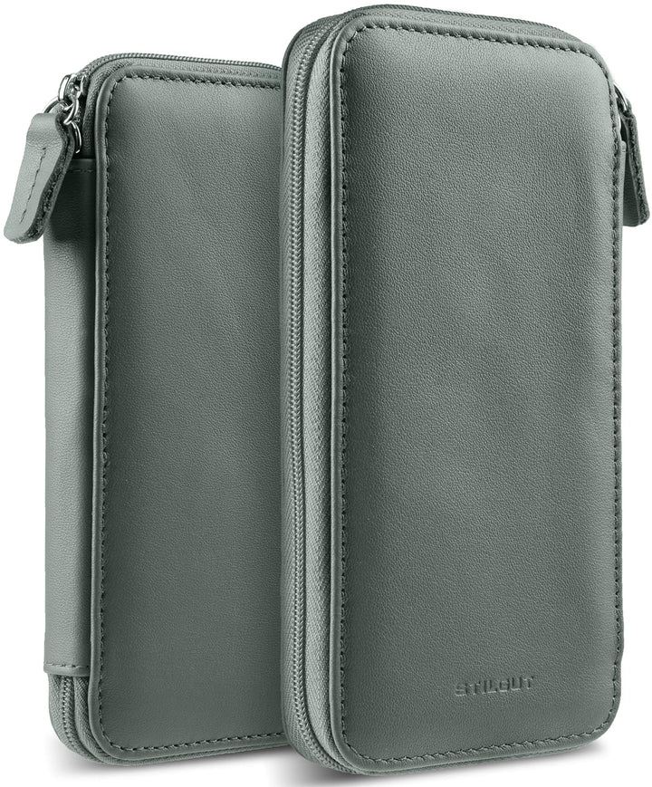 STILGUT Handytasche kompatibel mit iPhone 13 Mini, iPhone SE 2022 und andere Smartphones bis 5,4“, H