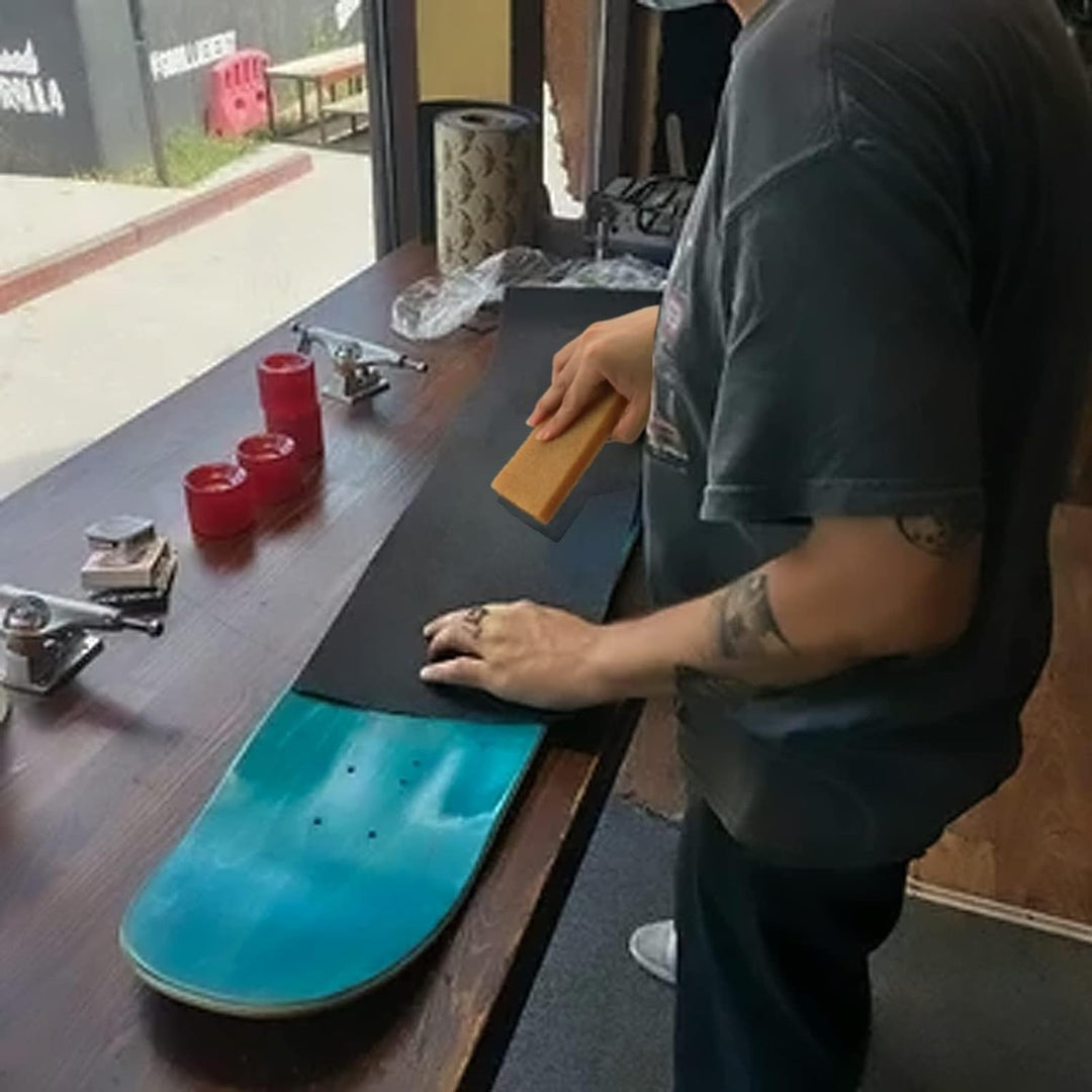 3 Stück Schleifband Reinigungsblock 200x40x35mm Griptape Skateboard Reiniger Schleifpapier Reiniger