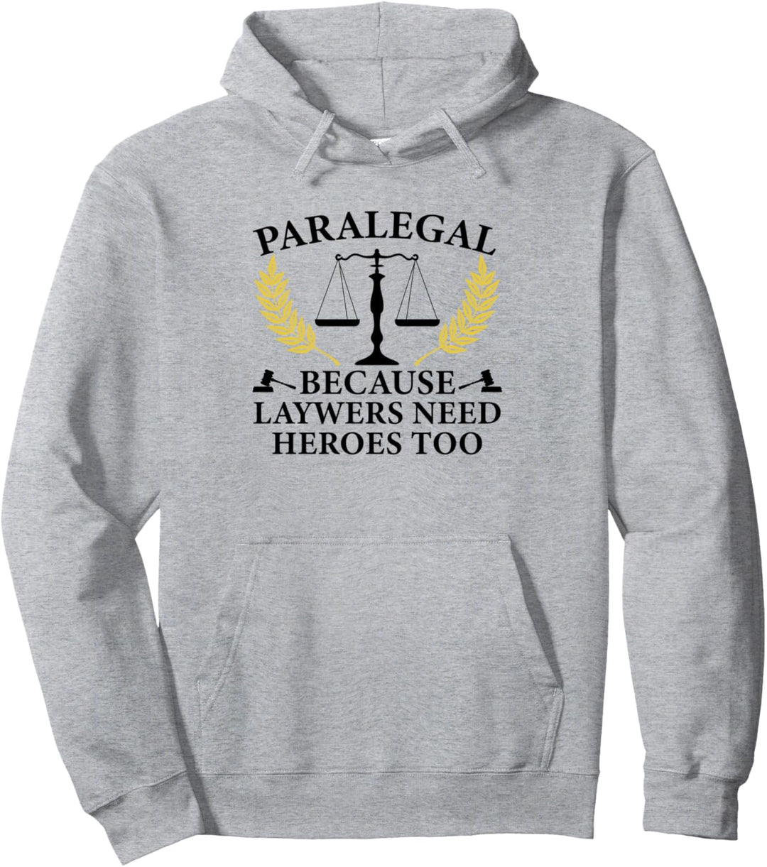 Rechtsanwaltsfachangestellte Weil Anwälte auch Helden brauchen Anwaltskanzlei Pullover Hoodie