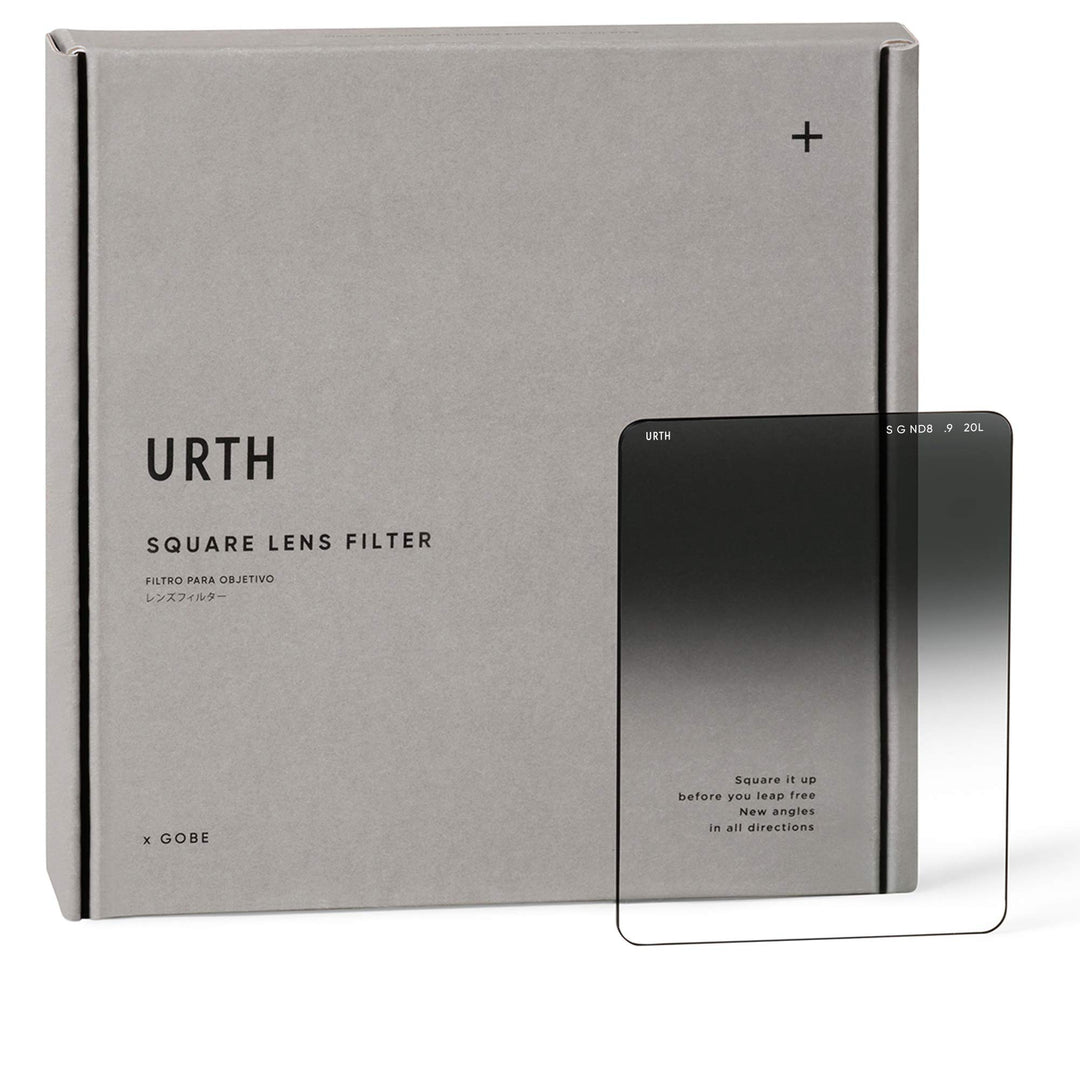 Urth 75 x 100mm Grauverlaufsfilter Soft ND8 (3 Stop) GND Filter (Plus+), ND8