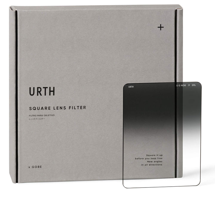 Urth 75 x 100mm Grauverlaufsfilter Soft ND8 (3 Stop) GND Filter (Plus+), ND8