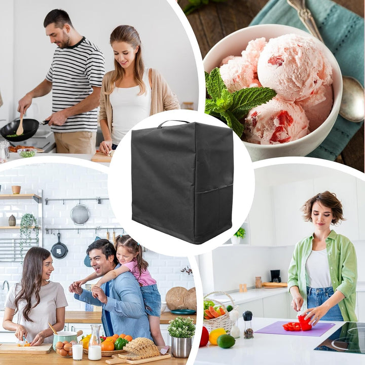 Abdeckung für Eismaschine, faltbar, staubdicht, wasserdicht, schützender Deckel, tragbarer Stil, für