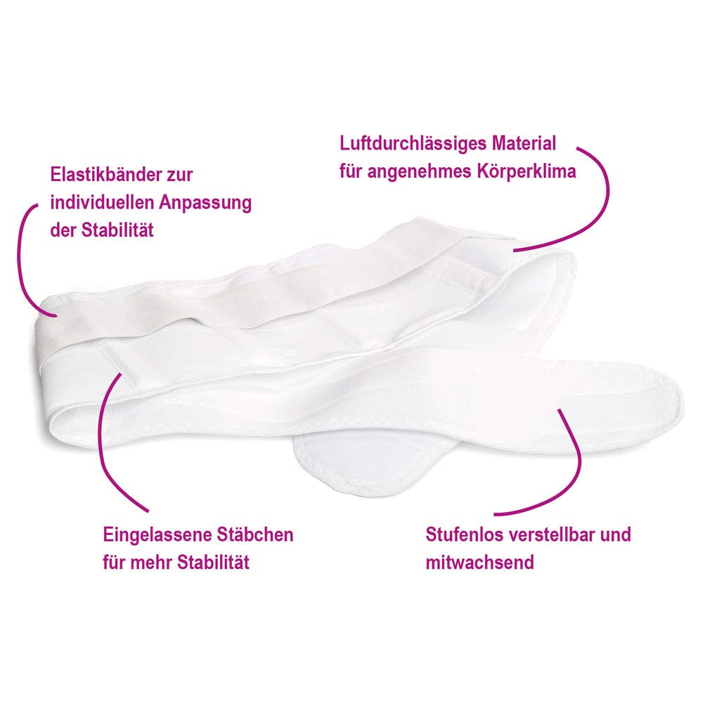 Elanee 754-V1 Stützgürtel, XL, weiss, 200 g XXL XXL, XXL XXL