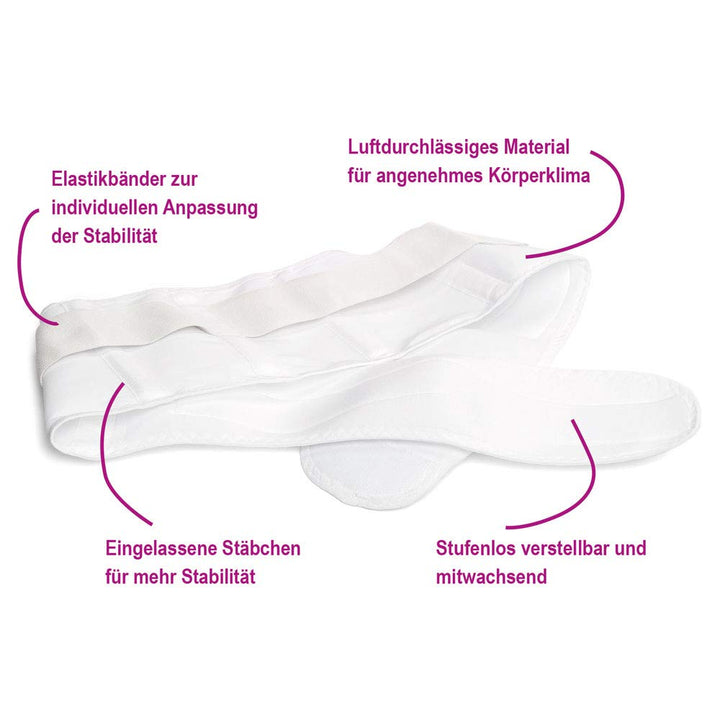 Elanee 754-V1 Stützgürtel, XL, weiss, 200 g XXL XXL, XXL XXL