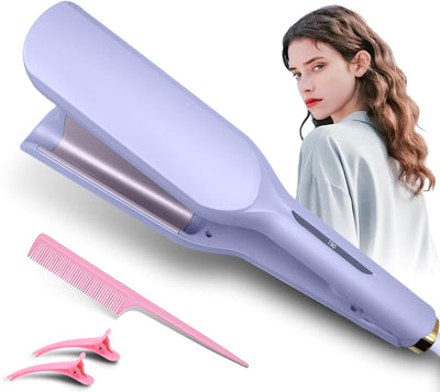 Grosscat Meerjungfrau Welleneisen, Lockenstab Locken für Haare 32mm, Deep Waves, Wasserwellen, Franz