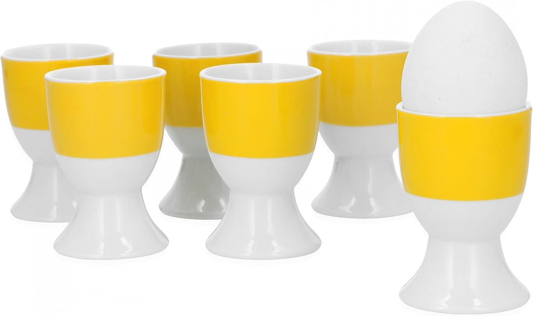 van Well Vario Eierbecher-Set 6-teilig - Eier-Service für 6 Personen - Eierhalter 4,6 cm breit & 7cm