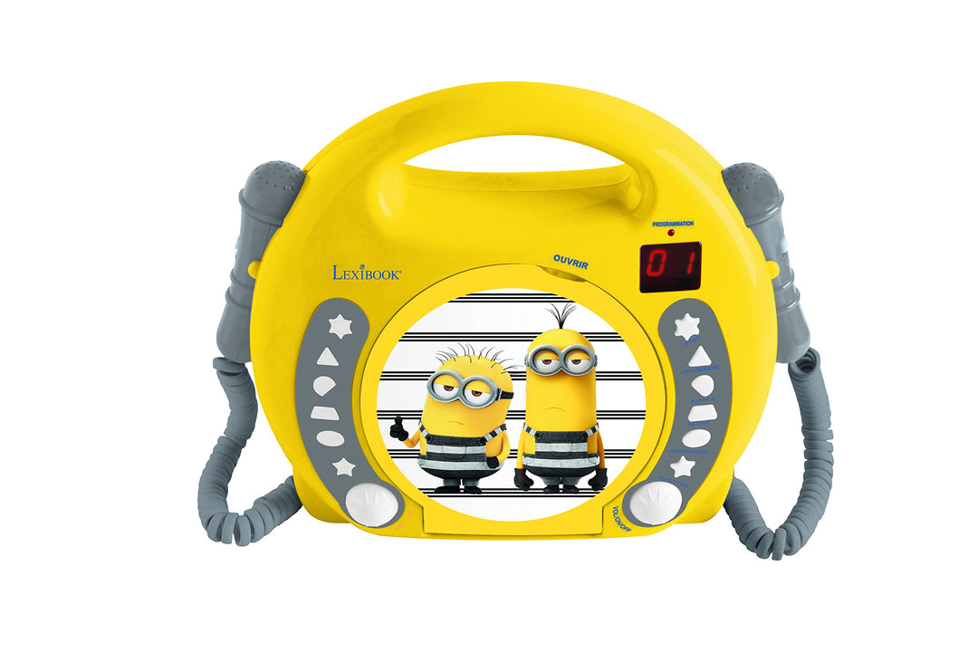 CD-Player mit 2 integrierten Mikrofonen Despicable Me Lexibook RCDK100DES Ich, einfach unverbesserli