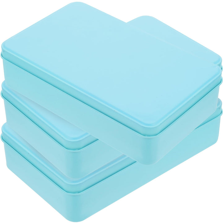 Alipis 3Er Set Kleine Blechschachteln Mit Deckel Rechteckige Zinnboxen Für Küche Und Haushalt Zur Au