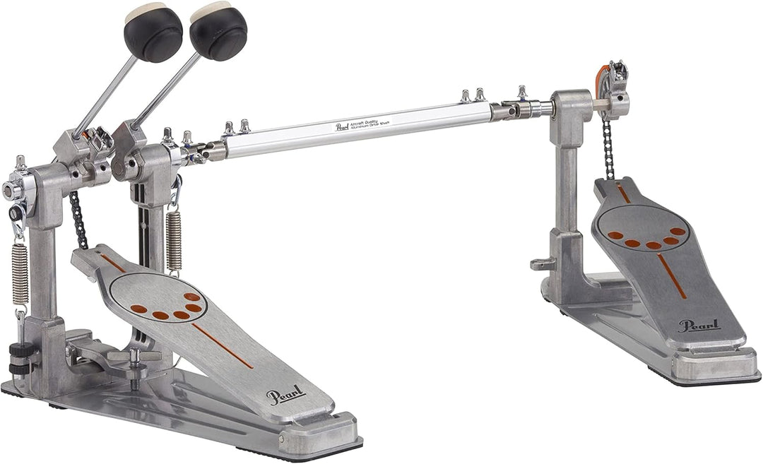 PEARL P-932L Demonator Bass-Drum-Doppelpedal mit austauschbarer Nocke Doppelpedal P-932L, Doppelpeda