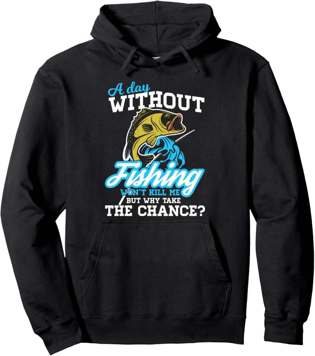 Fischen gehen ohne Fischen lustiges Fischen-Zitat Pullover Hoodie