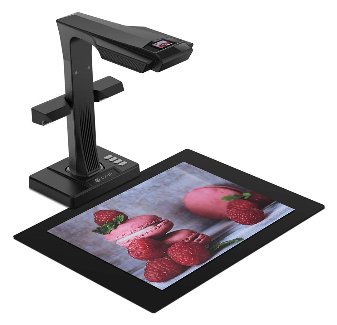 CZUR ET18 Pro Professioneller Buchscanner mit LED Fülllicht, OCR Dokumentenscanner 18 Megapixel Doku