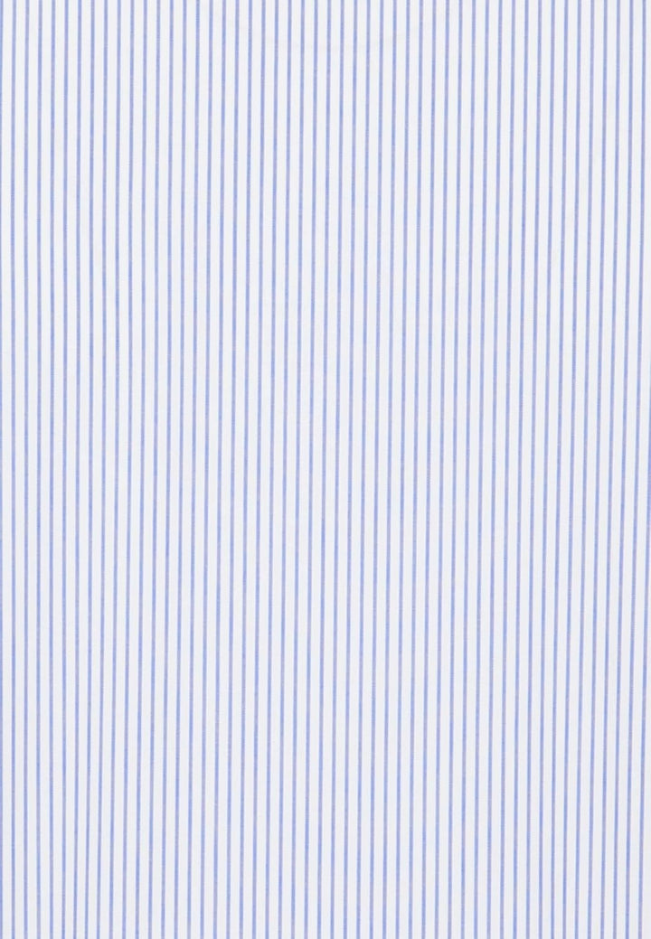 Seidensticker Herren Regular Fit Kurzarm Klassisches Hemd 38 Mehrfarbig (Weiss/Blau 15), 38 Mehrfarb