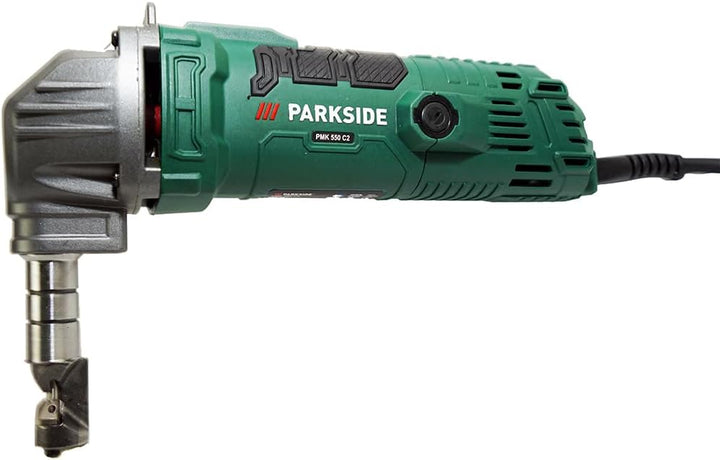HEADNMORE® Bundle - 1x PARKSIDE® Knabber/Nibbler/Blechknabber PMK 550 C2, 550 W + 1x HEADNMORE® Schl