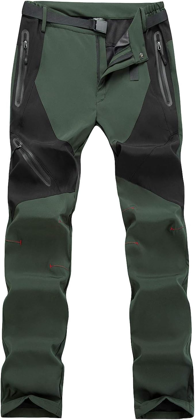 Herren Outdoor Wanderhose Leichte Winddichte Atmungsaktive Wanderhose für Frühling Sommer Herbst M A