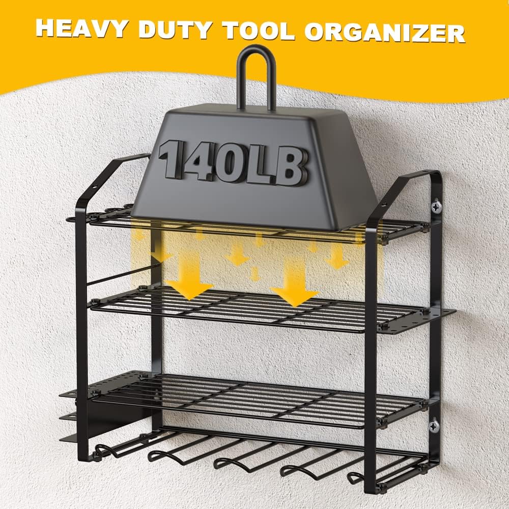 Power Tool Organizer Elektrowerkzeug Organizer Bohrhalter Wandhalterung, Hochleistungs Metall Werkze