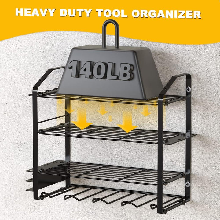 Power Tool Organizer Elektrowerkzeug Organizer Bohrhalter Wandhalterung, Hochleistungs Metall Werkze