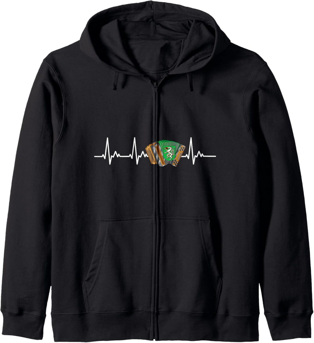 Steirische Harmonika Herzschlag Heartbeat Steiermark Kapuzenjacke