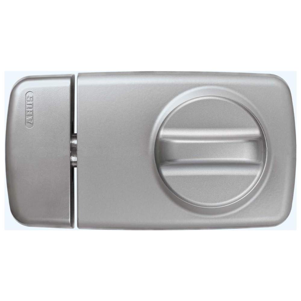 ABUS Tür-Zusatzschloss 7010, mit Drehknauf, silber, 53269 Metall Metall ohne Alarm Silber, Metall oh