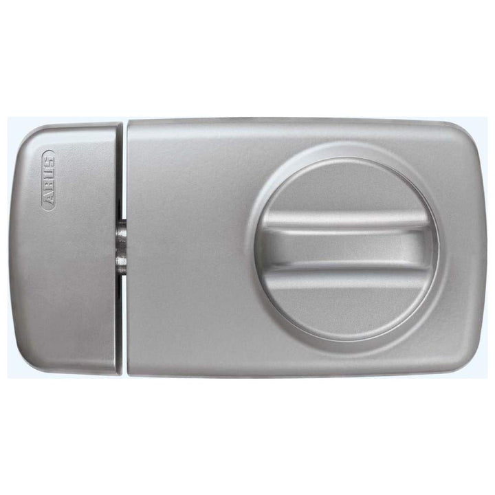 ABUS Tür-Zusatzschloss 7010, mit Drehknauf, silber, 53269 Metall Metall ohne Alarm Silber, Metall oh