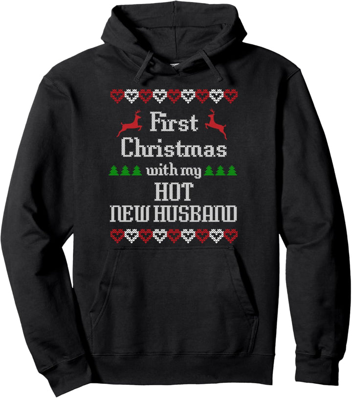 Matching Married Gift First Christmas mit heissem neuen Pullover Hoodie