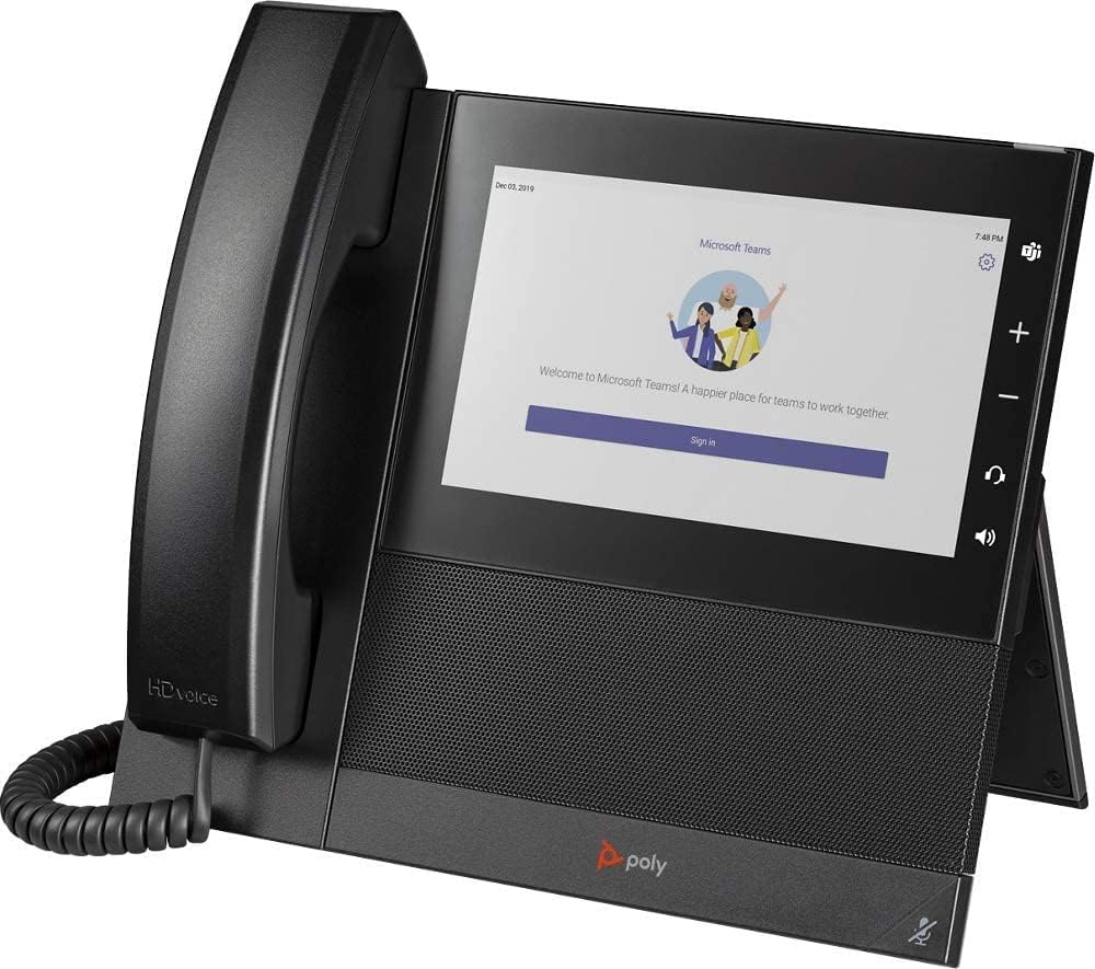 Polycom CCX 600 Business Media Phone Microsoft Teams/SFB PoE.Versand ohne Stromversorgung