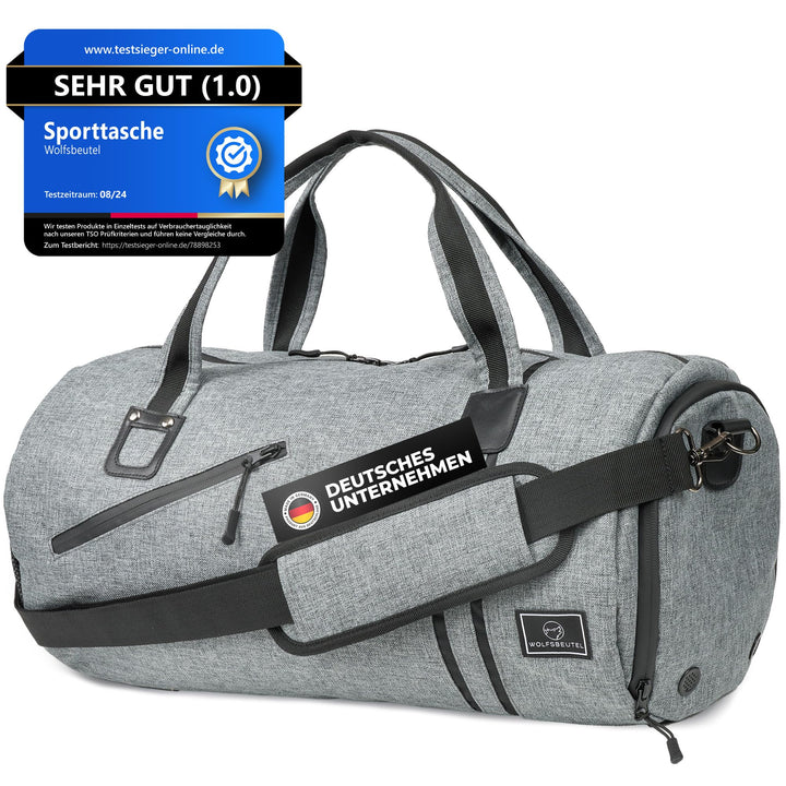 𝗪𝗢𝗟𝗙𝗦𝗕𝗘𝗨𝗧𝗘𝗟® 30L Sporttasche & Reisetasche für Damen & Herren mit Schuhfach & Nassfach | Wasserdicht