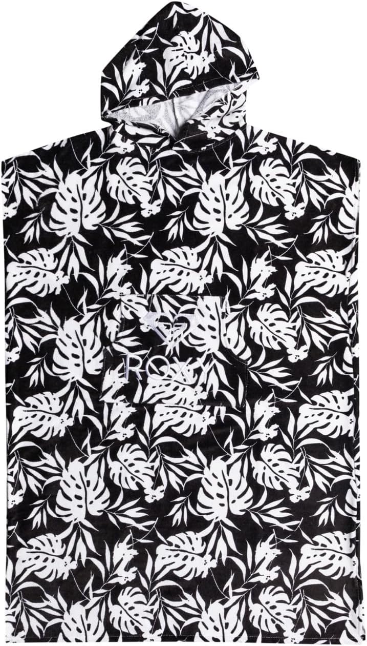Roxy Warmy Sunset - Umziehhandtuch mit Kapuze Taille unique Anthracite Surf Trippin Bico S, Taille u