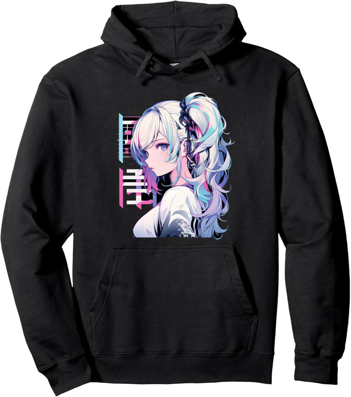 Manga Anime Ästhetische Cyberpunk Techwear Harajuku Pullover Hoodie
