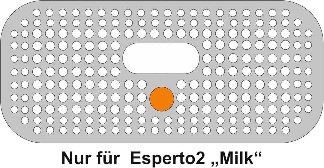 3 x Schutzfolie für Tchibo Esperto2 Milk - Tassenablage - Tropfblech - Abtropfblech - (NICHT für Esp