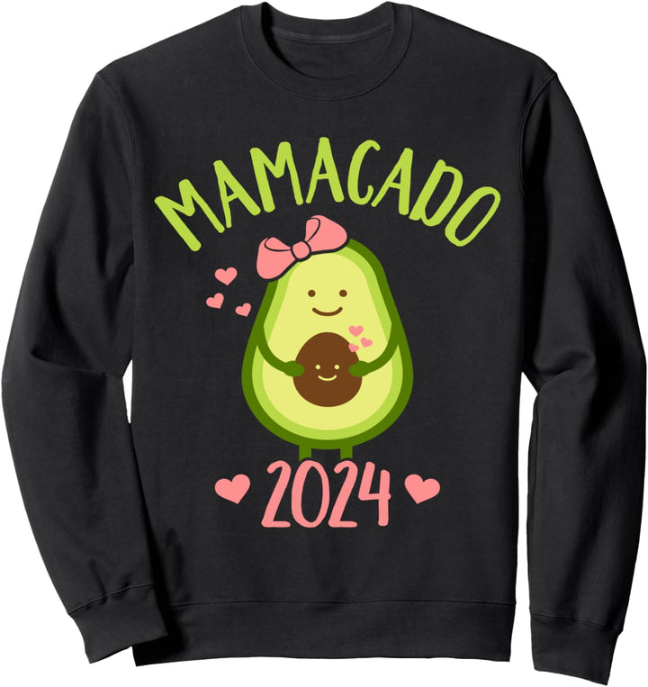 Mamacado für Mama 2024 Schwangerschaft verkünden Sweatshirt