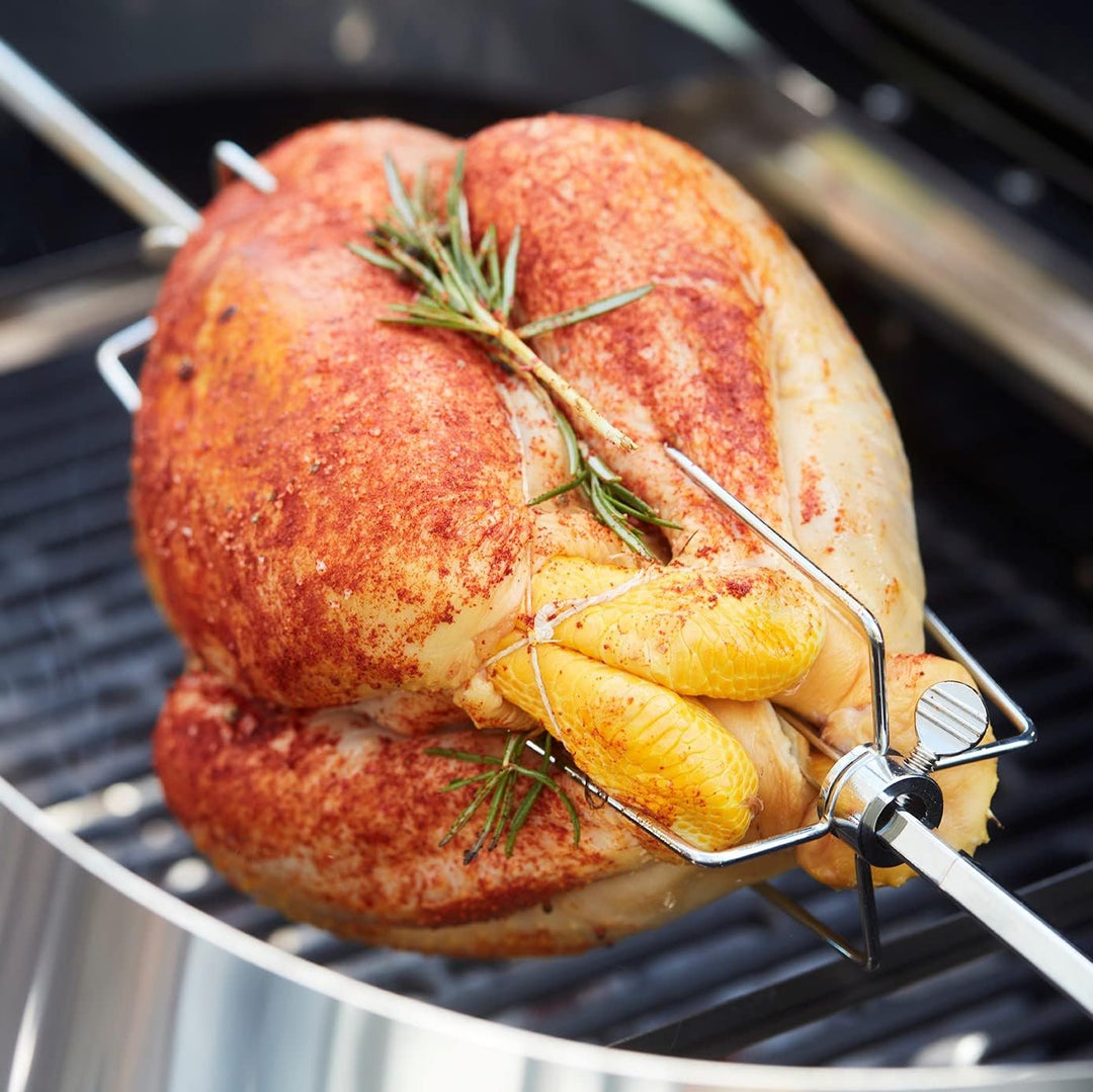 Barbecook Grilldrehspiess mit Motor für Holzkohlegrill 60cm geeignet für den Barbecook Loewy