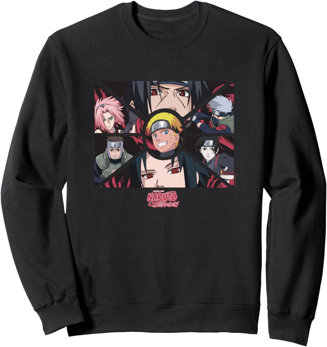 Naruto Shippuden Shapes Group Sweatshirt