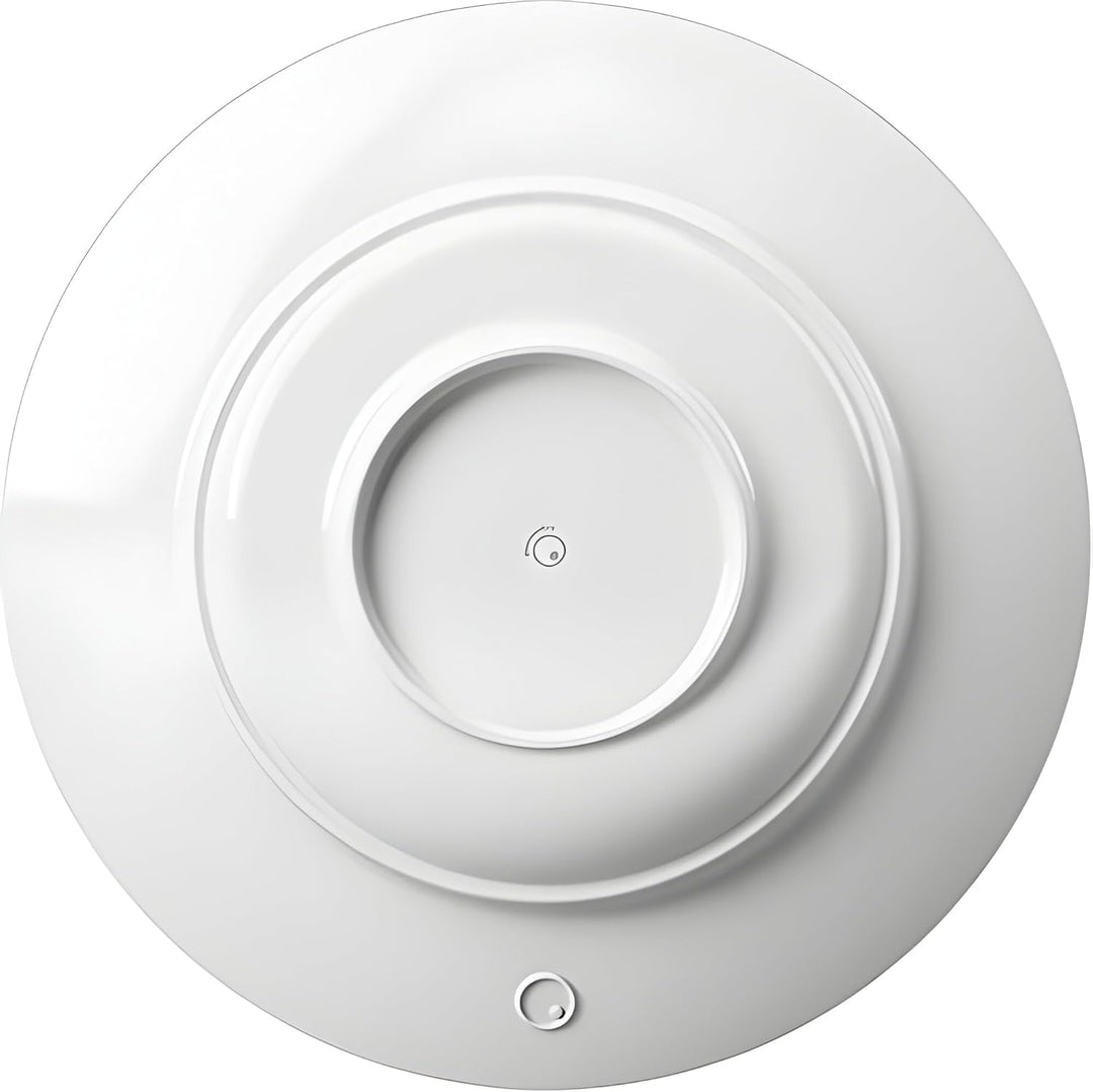 Der Schiefe Teller (2er Set) Suppenteller aus Porzellan, weiss, Ø 26,7 cm, tiefer Teller, auch als P