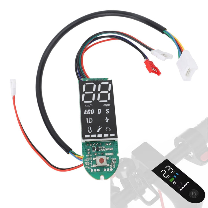 HERCHR Elektroroller Armaturenbrett, 8,5–10 Zoll Elektroroller Armaturenbrett Platine Datenanzeige B