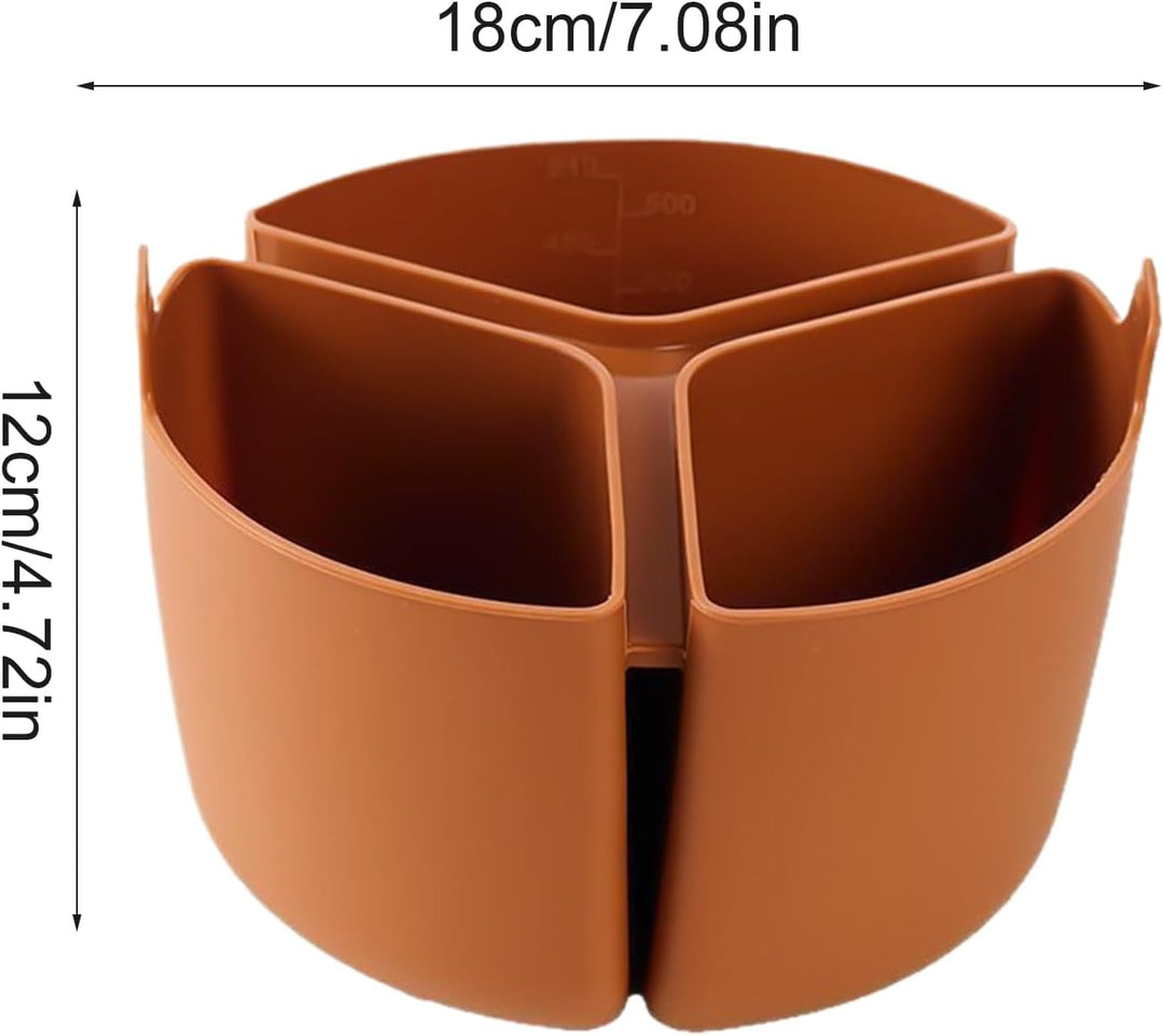 Silikon -Eintopf -Pot -Liner, Slow Cooker -Trenner Silikoneinsätze - Geteilter Eintopf Pot Insert -