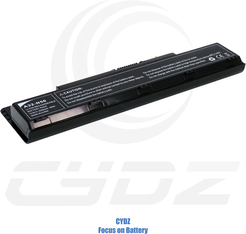 CYDZ® A32-N56 10.8V 5200mAh Laptop akku A31-N56 A33-N56 für ASUS N46 N46EI N46J N46JV N46V N46VB N46