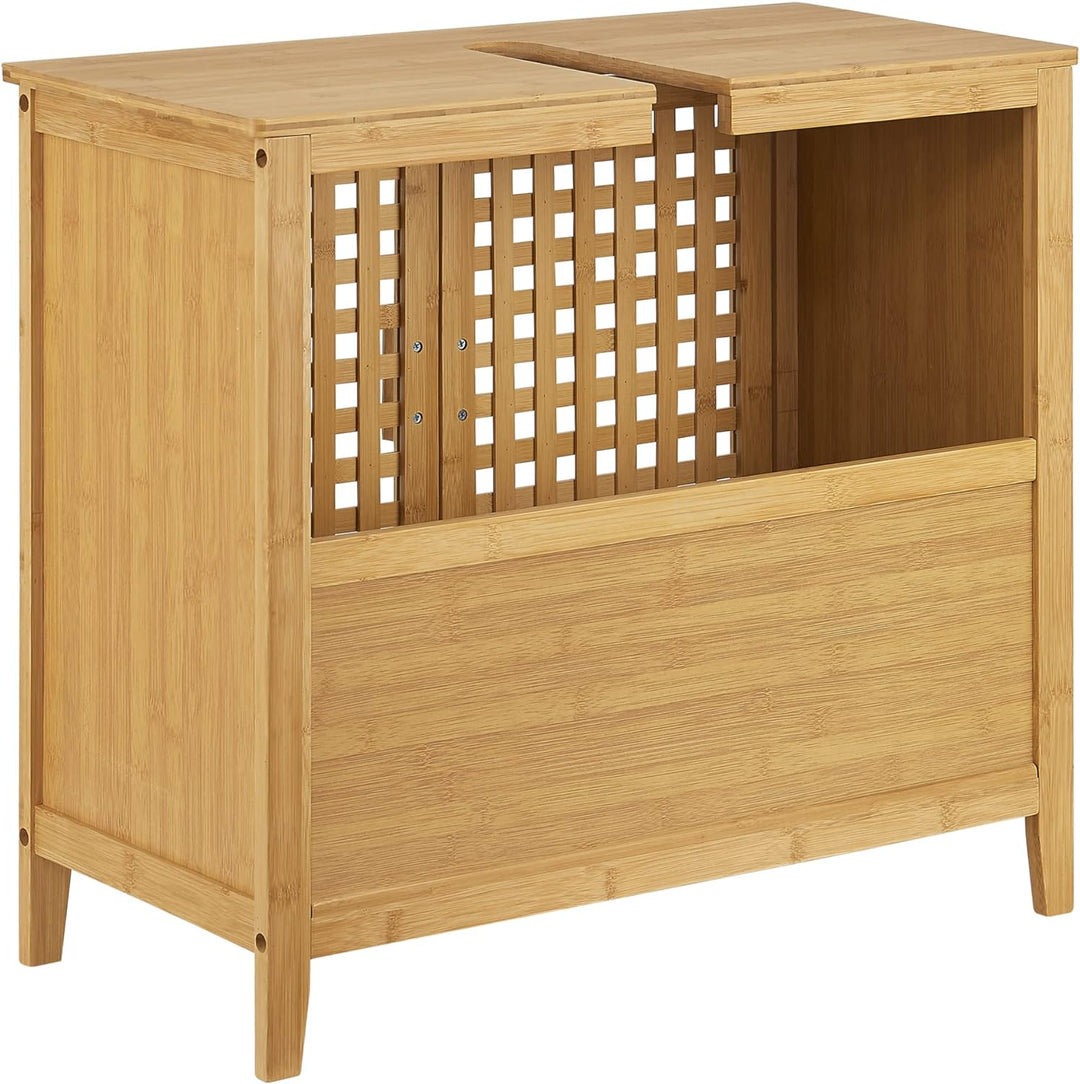 [en.casa] Waschbeckenunterschrank Ingmarsö Waschtischunterschrank Badunterschrank mit 2 Türen 60 x 6