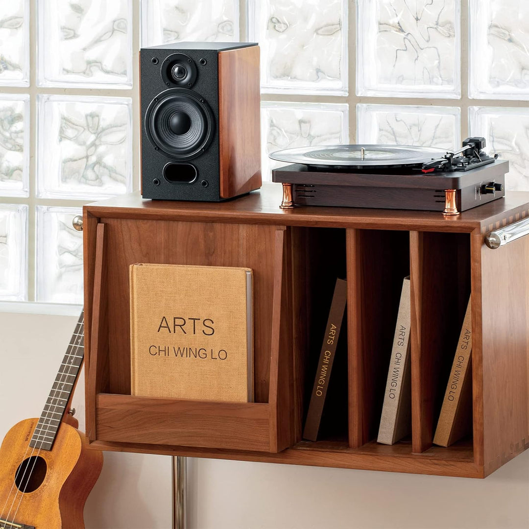 EDIFIER Studio R1380T 2.0 Regallautsprecher-System (42 Watt) im Echtholzgehäuse (MDF). Zwei LINE IN