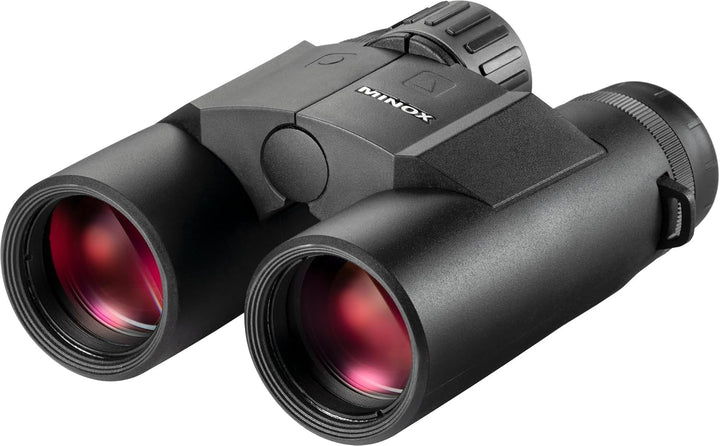 MINOX – X‑Range 8x42 | Fernglas mit Laser‑Entfernungsmesser | kompakt &amp; 2.800m Messdistanz | Winkelk