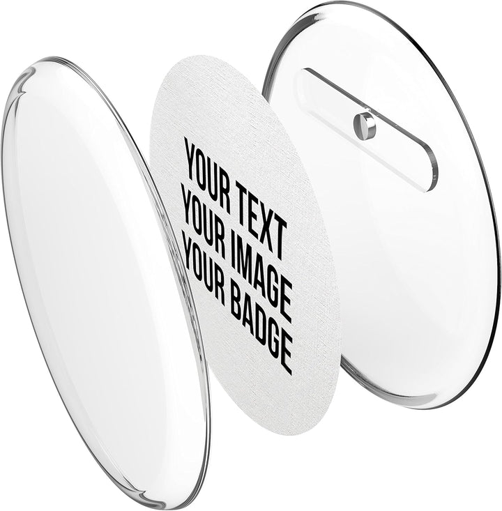 Buttons mit Kühlschrank-Magnet selber machen (56 mm, 50 Stück) – Ansteckbuttons Set mit A4-Buttonpap