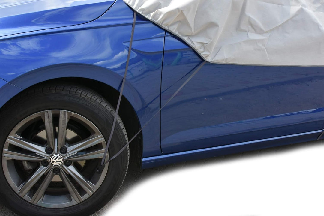 Kegel Halbgarage OPTIMO ML für Opel Corsa F ab 2019 - Grau, Wasserdicht, UV-Schutz, Autoabdeckung, L