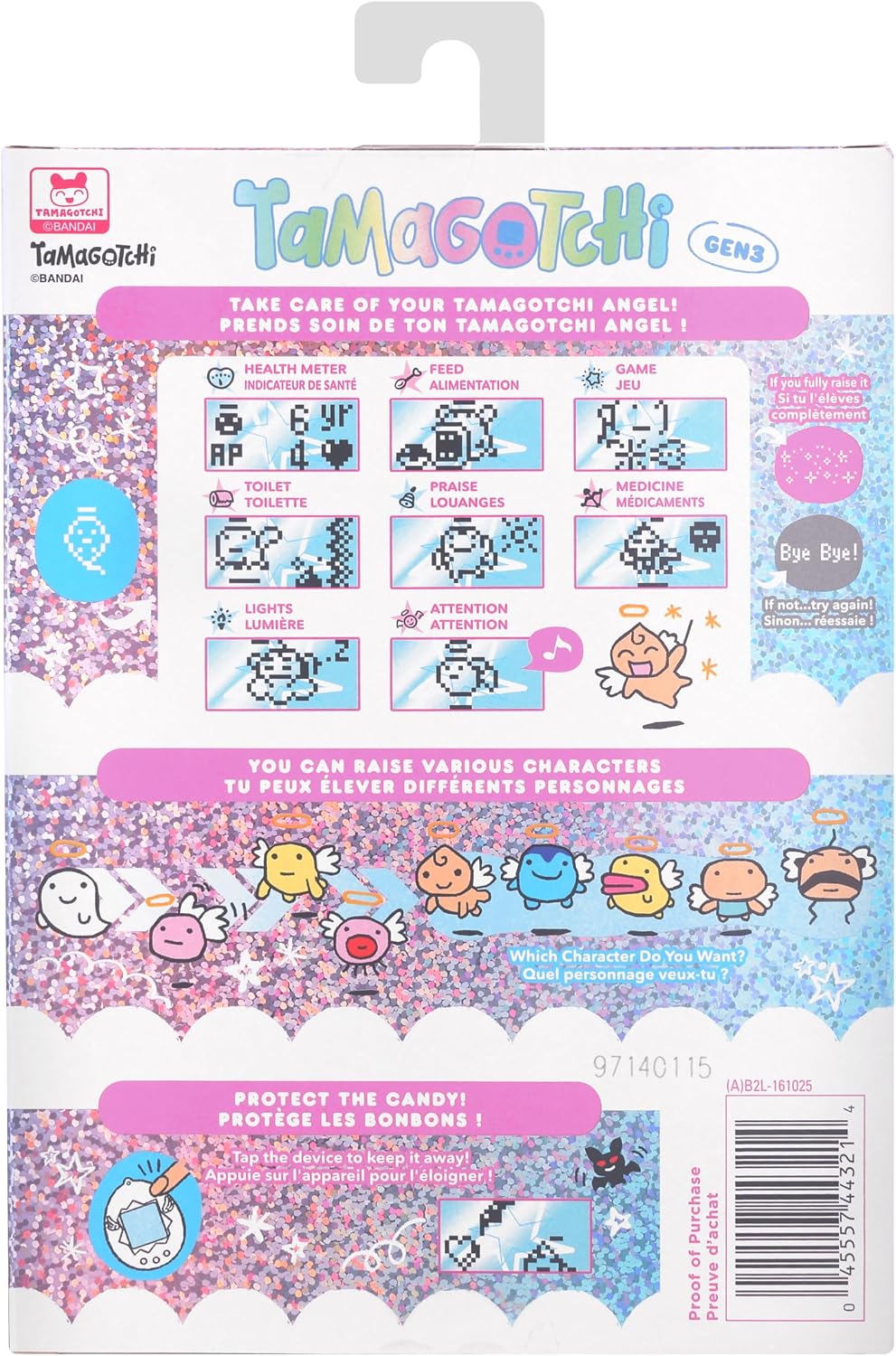 Tamagotchi Original Celebration Reflection – Interaktives virtuelles Haustier mit Minispielen – Ange