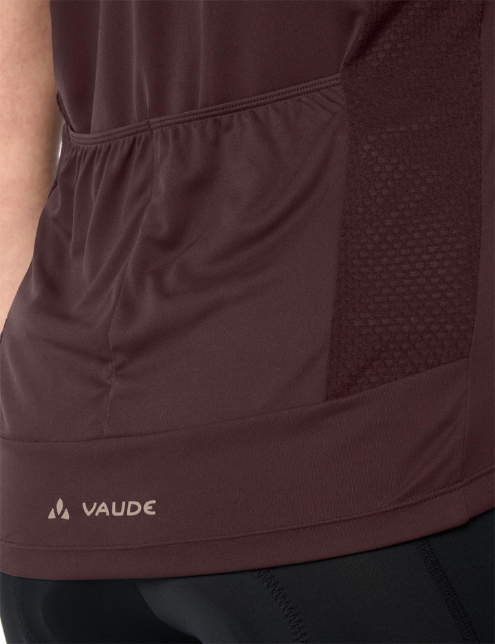 VAUDE Trikot Women's Matera FZ Tricot 36 Dark Oak, 36 Dark Oak