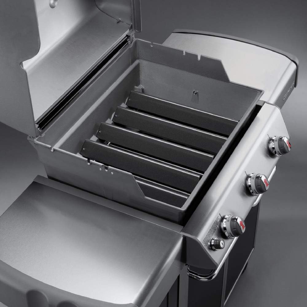 Weber 7621 Flavorizer Bars Emailliert für Genesis 300 Serie ab 2011 (Packung mit 2) 17.6 x 2.2 x 9.6