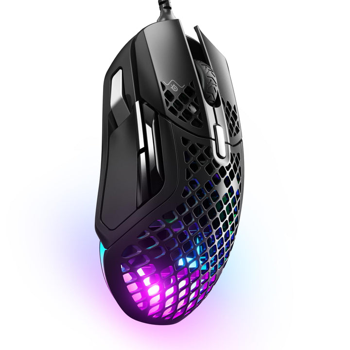 SteelSeries Aerox 5 Gaming-Maus – Ultraleichte 66 g – 9 programmierbare Tasten – Wasserbeständig nac