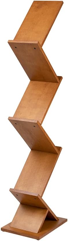 VKF Renzel GmbH Prospektständer aus Holz im Zick-Zack-Design 2-seitig Bodenprospektständer Präsentat