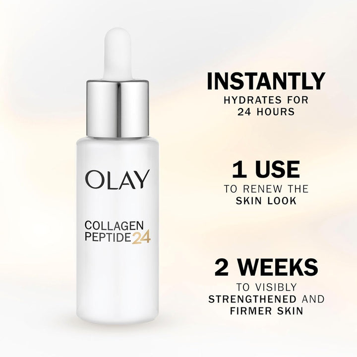 Olay Collagen Peptide 24 Serum (50 g) mit Kollagen-Peptiden und Vitamin B3, skincare für Frauen, Sta