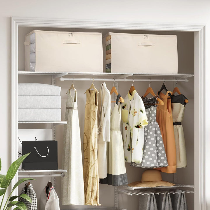 Lifewit 90L Bettdecken Aufbewahrungstasche mit Griffen, Aufbewahrungsbox mit Deckel, Kleideraufbewah